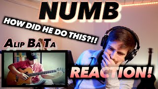 Alip Ba Ta - Numb (Linkin Park fingerstyle cover) FIRST REACTION! (HOW DID HE DO THIS?!!)