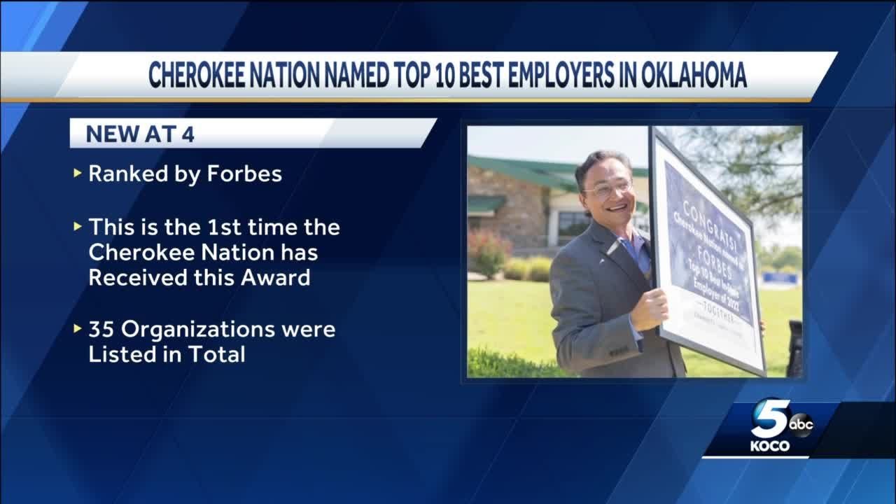 Forbes names Cherokee Nation as Top 10 best employers in Oklahoma