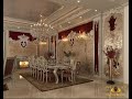 Classical art in interior design with simple gypsum decorations