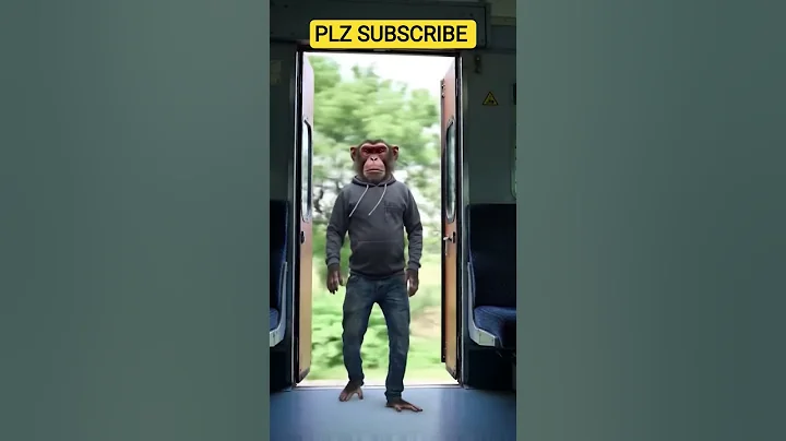 Monkey Vlogger Train Lafda #shortsfeed #veo3 #veo3ai #googleveo3 #comedy #funny #monkeyvlogger