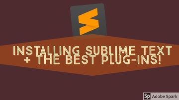 How To Install Sublime Text On MAC OS With The Best And Most Needed Extensions!