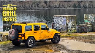 Jeep Wrangler JKU Grill Inserts Install