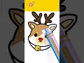 Oh Reindeer! 🦌 Christmas Drawing is Here 🎄 | Easy Step by Step #kidsShorts