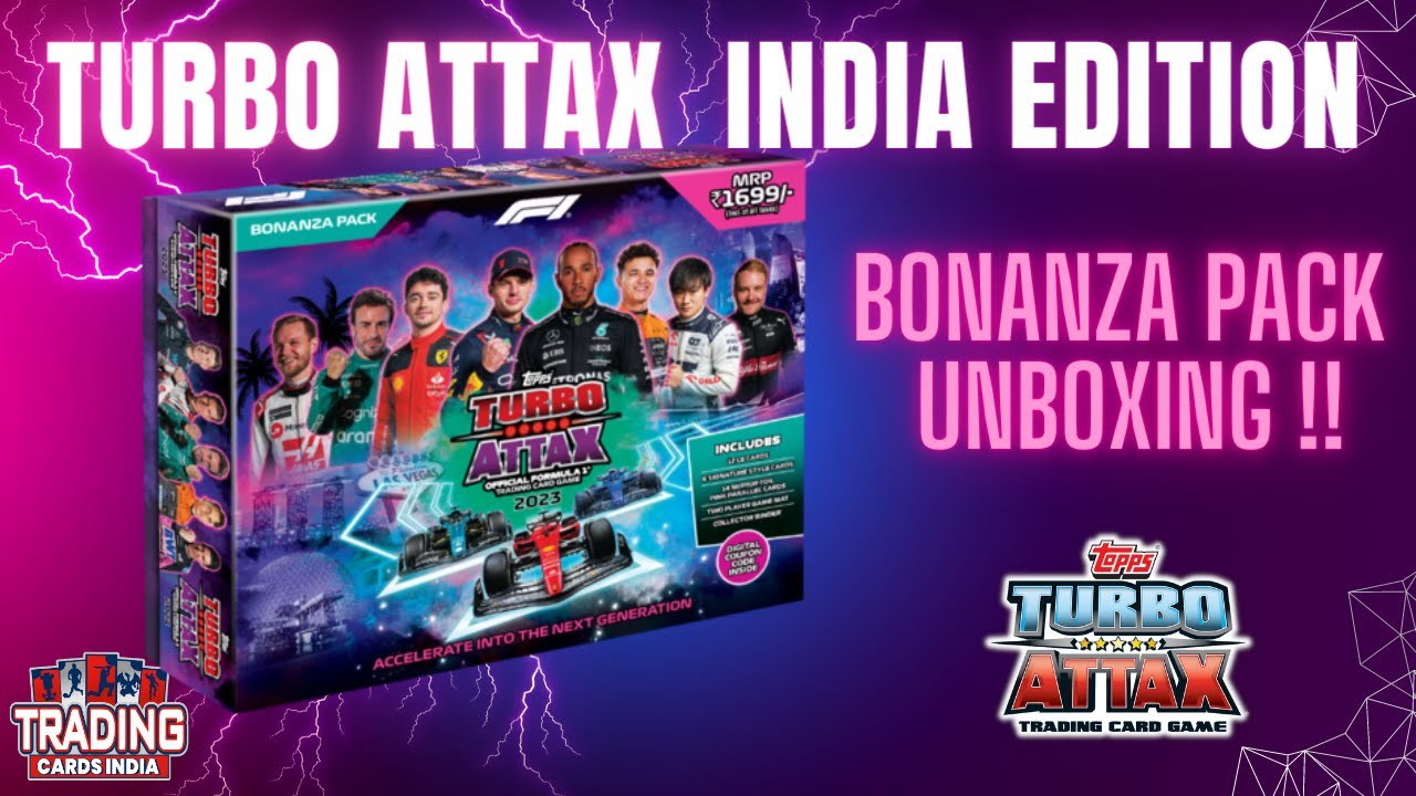 Topps Turbo Attax 2023 Bonanza Pack The Mega Giant box  Unboxing Limited Edition 