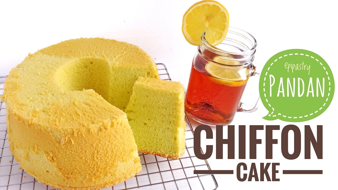 Pandan Chiffon Cake Without Baking Powder Youtube