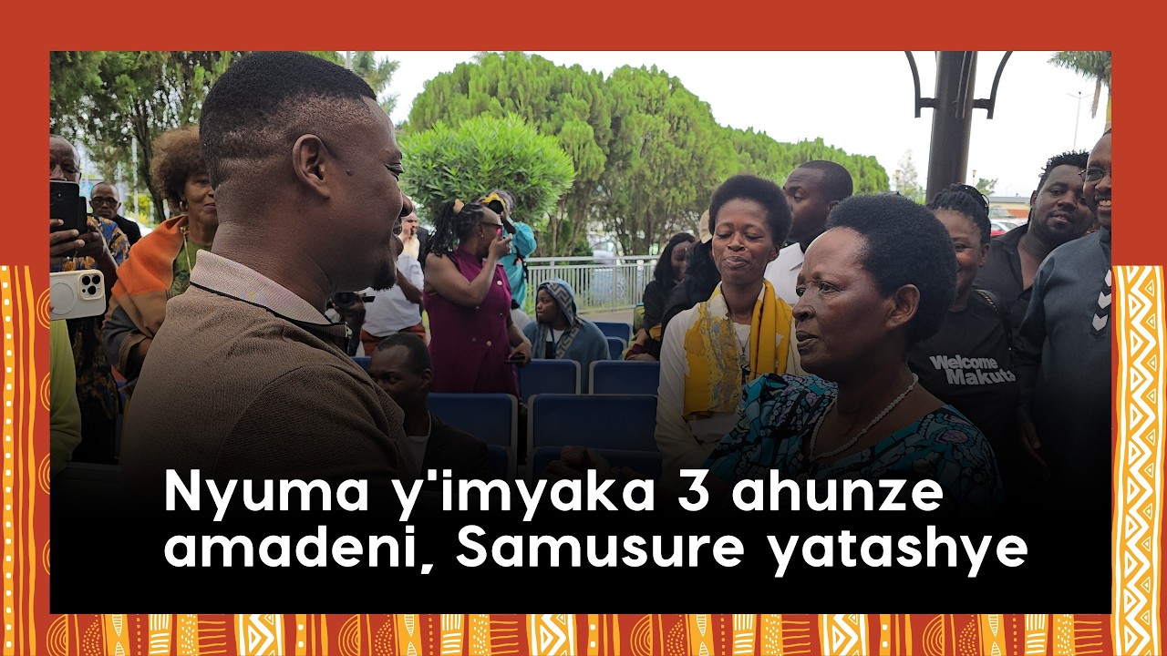 Nyuma y'imyaka 3 ahunze amadeni, Samusure yatashye|| Bwa mbere yagiye mu ndege|| Yakiriwe na Mama we