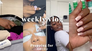 Vacay Prep w. me to go the US for the FIRST TIME |  Mantainace - Packing Vlog