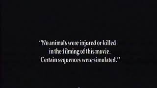 Opening & Closing To The Journey Of Natty Gann 1986 Vhs