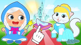 KIRA AND LILY 👸 Dress up as Cinderella and Fairy Godmother screenshot 5