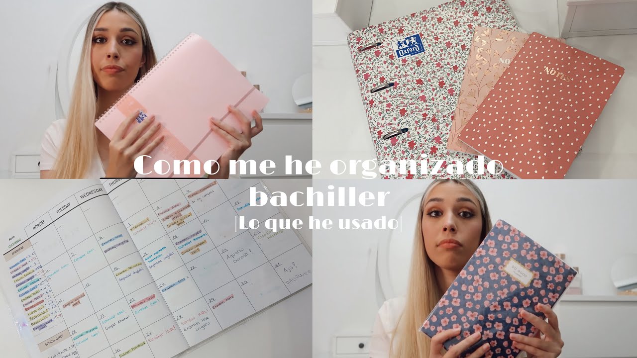 Como me he organizado en bachiller | mis imprescindibles para la organización