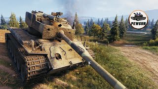 T26E4 SUPERPERSHING 不可撼動的鋼鐵巨獸! | 5 kills 7.7k dmg | world of tanks | @pewgun77