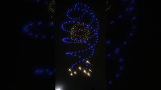 Introducing Pyro drones that add a fiery flair to drone light shows! #DroneShow #Entertainment