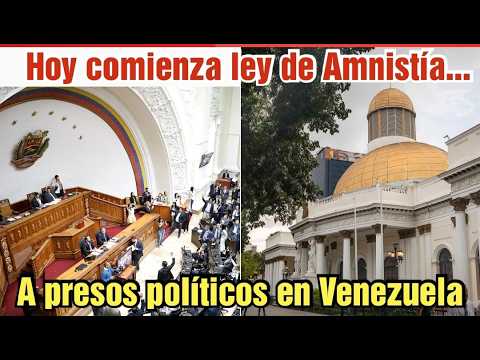 en vivo... hoy comienza la ley de amnistia en venezuela - YouTube