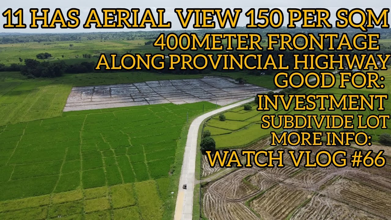 UMINGAN PANGASINAN AERIAL VIEW VLOG #66 11 HAS 150 PER SQM #realestate #affordable #trending