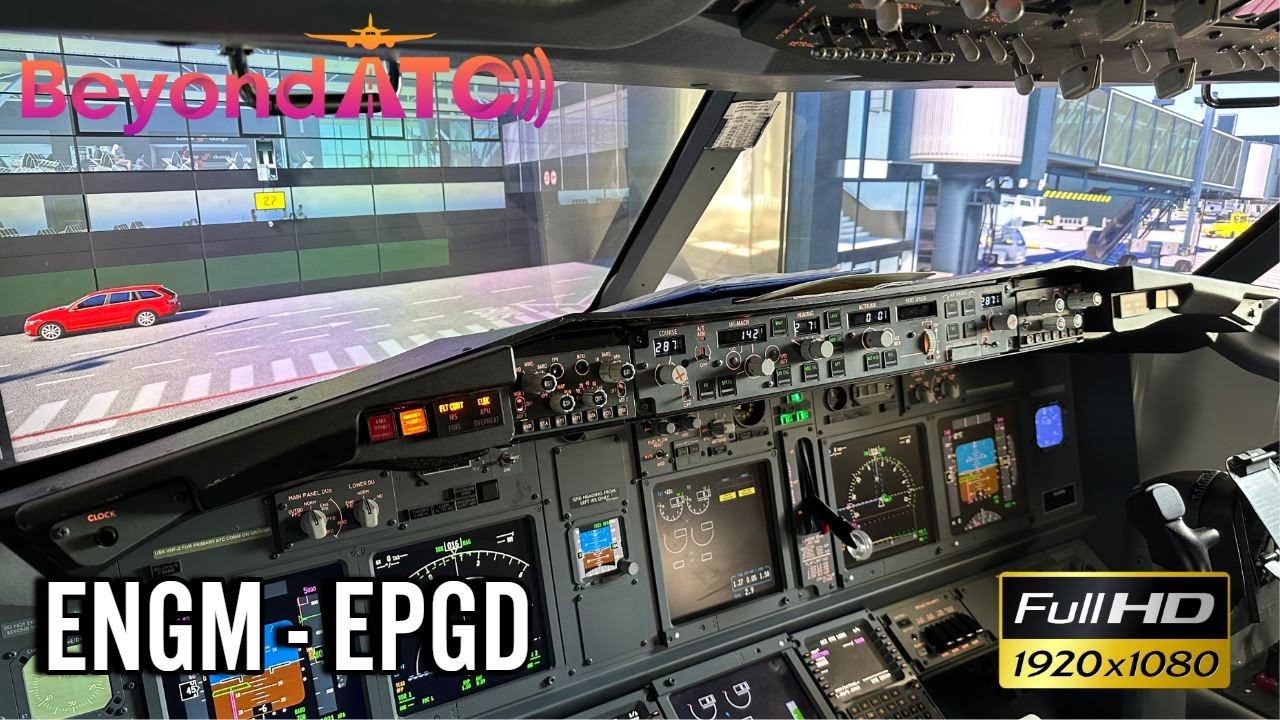 Oslo (ENGM) to Gdansk (EPGD) | Full flight with ATC