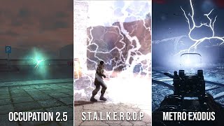 Occupation 2.5 Vs S.T.A.L.K.E.R Call of Pripyat Vs Metro Exodus Electro Anomalies !!! 🤔🤔🤔