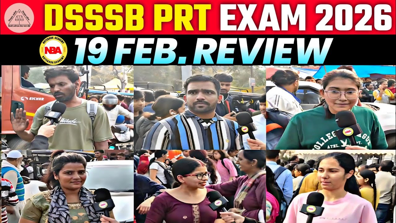 DSSSB PRT Exam Analysis Today (19 February 2026) | Question Asked, Safe Score & Difficulty Level