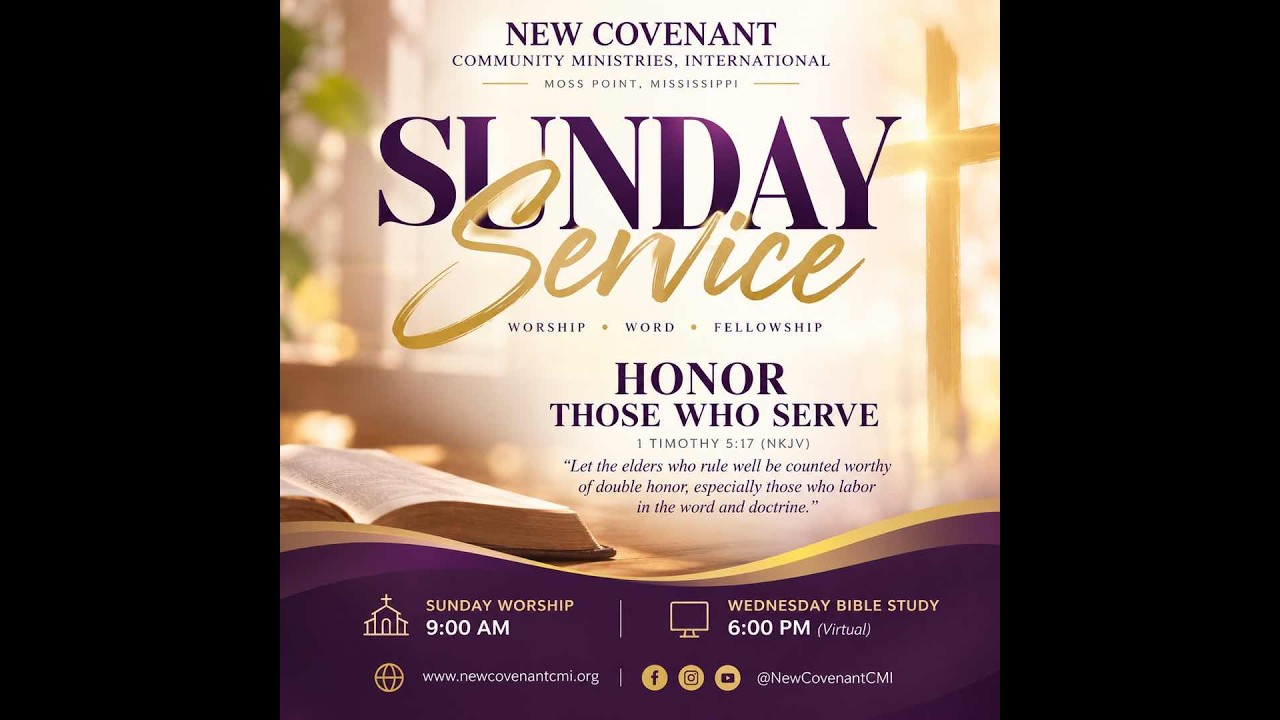 NCCMI Worship Service | October 25, 2026 | Pastor Jerry Thompson