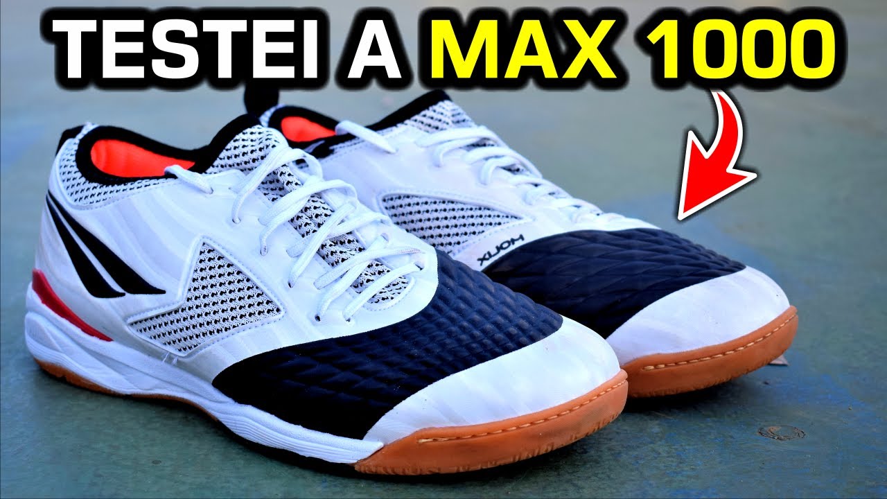 Chuteira Futsal Penalty Max 1000 Locker Ecoknit - Masculina em Promoção