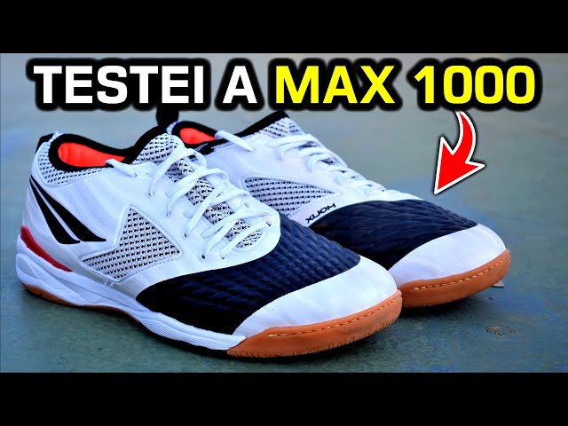 É RESISTENTE? 👀 - Testei a chuteira futsal Penalty MAX 1000 Ecoknit Locker  