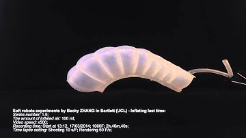 Soft robots experiments - Inflating last time