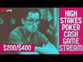 $200/$400 Action asianflushie | LLinusLLove | MunEZ_StaRR | MMAsherdog High Stakes Poker Cash Game