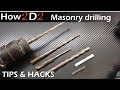 Masonry drilling Tips & Hacks. SDS Drill into bricks wall or concrete video