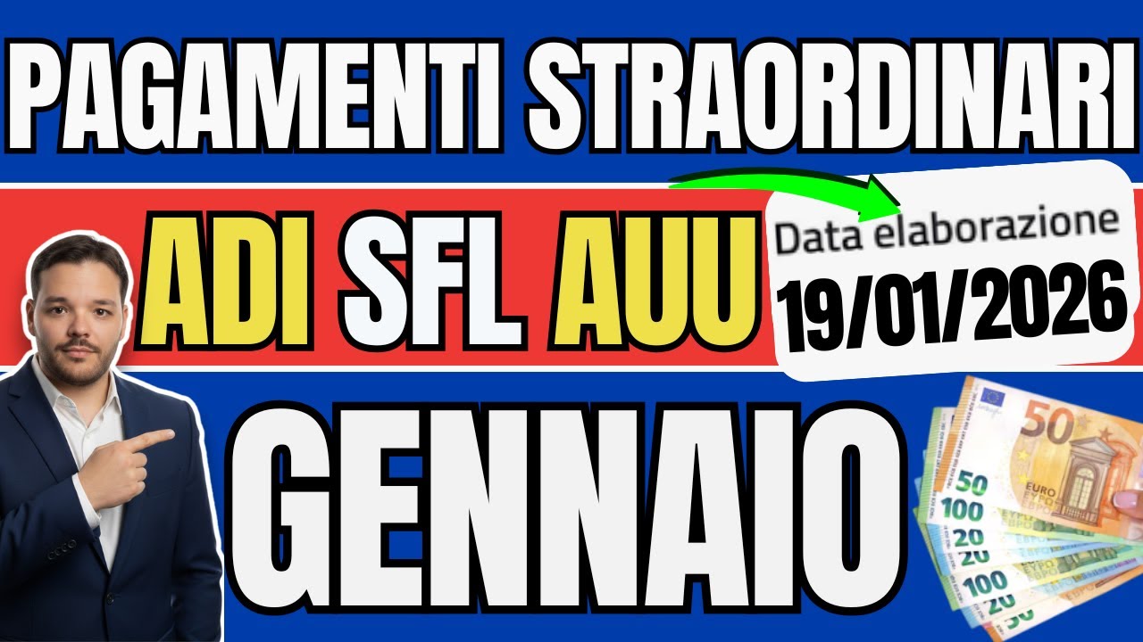 ADI SFL AUU 🔴 ANTICIPO GENNAIO ✅ NUOVE DATE 💶 RIVOLUZIONE ISEE