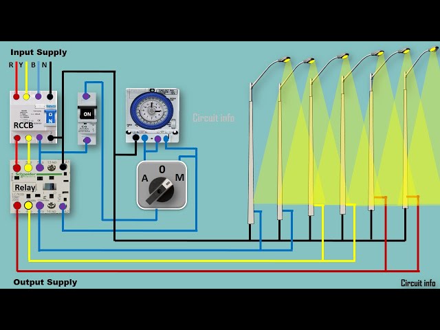 Street Light Diagram Automatic Street Light Using IC 555 YouTube