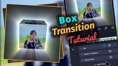 Box Transition Effect Tuturial Video in Alight motion || How to edit Box Transition
