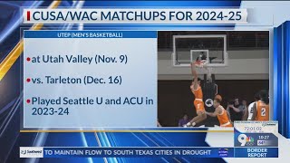 UTEP and NMSU's CUSA/WAC matchups for 2024-25 season