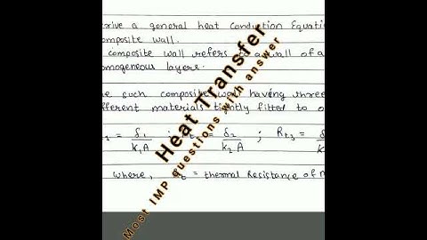 Heat Transfer| Hand notes| 9429085534| Mechanical Engineering| Most IMP questions| Exam