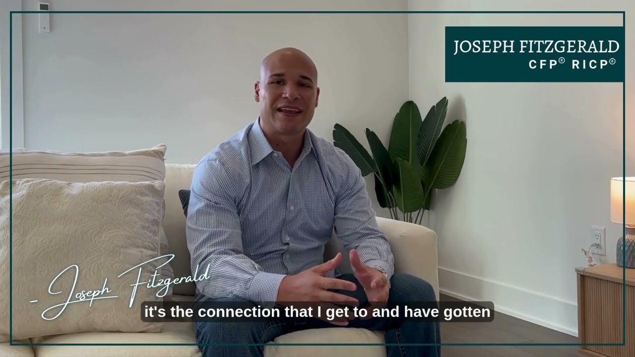 What is Joe Fitzgerald's favorite part about being a financial advisor?