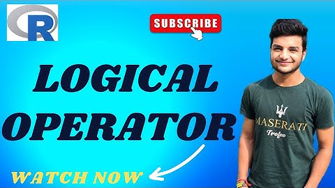 Logical Operator | r programming for beginner | r tutorials |  r programming in Hindi #ecorishi