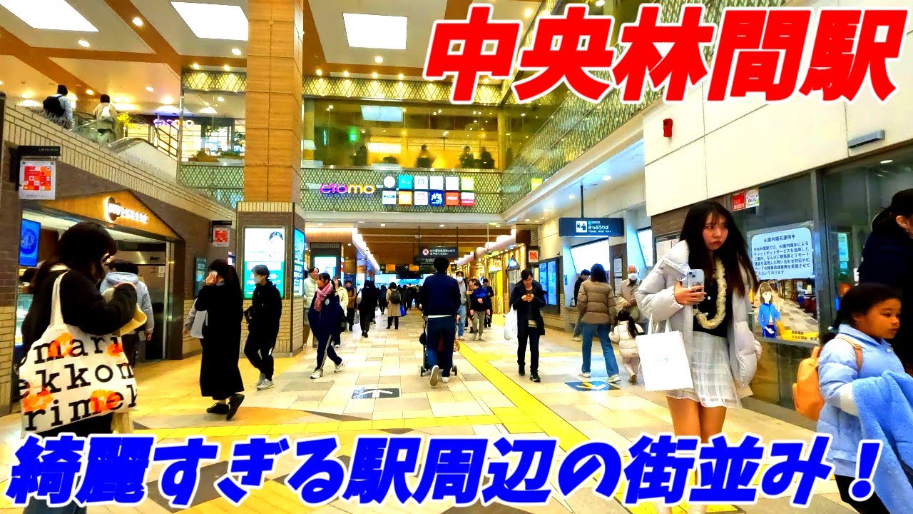 【神奈川県大和市】中央林間駅周辺を散策！(Japan Walking around Chūō-Rinkan Station)