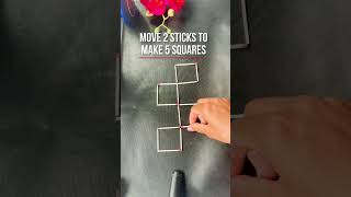 Famous Mind games | Memory booster games | Move 2 sticks to make 5 squares Profile