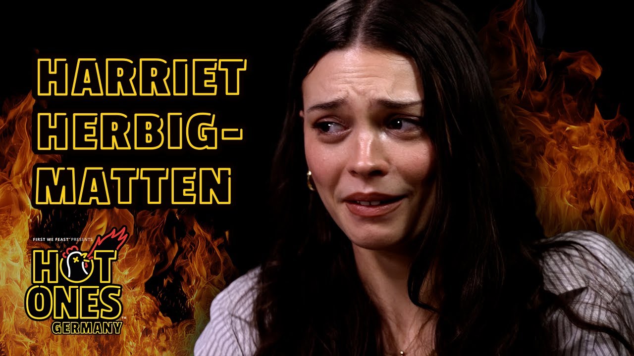 Harriet Herbig-Matten überlebt Maxton Hall, aber schafft sie unsere Wings? 👀🌶️ | Hot Ones Germany