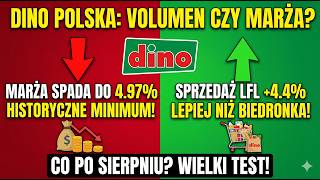 Dino Polska Q1 2026 — wolumen kontra marża, test w sierpniu