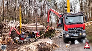 Mountain Harvester Action Konrad Mounty 4000 Part 1 Gs-Forst 4K