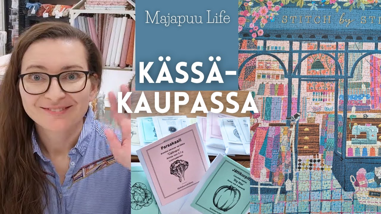 LUOVIA JUTTUJA KOTONA JA KÄSSÄKAUPASSA!