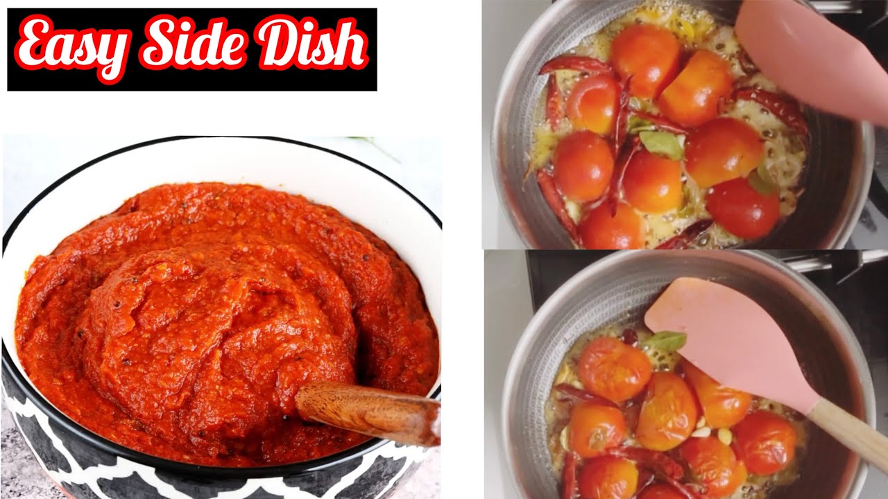|Viral Tomato Chutney Recipe| Saravana Bhavan Tomato Chutney Recipe
