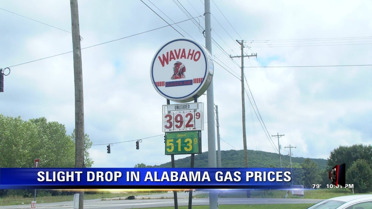 Gas Below $4 in Areas of North Alabama - YouTube