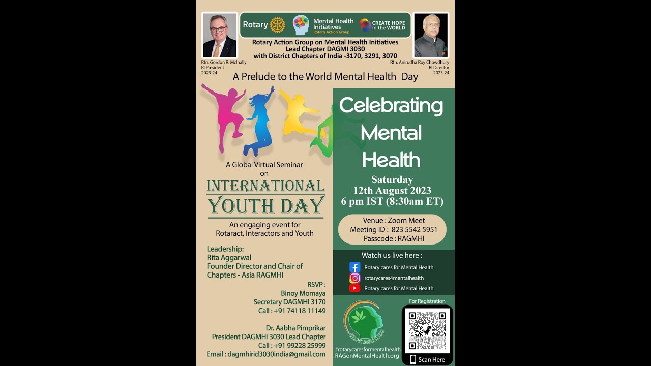 Celebrating Mental Health on International Youth Day 12th August 2023