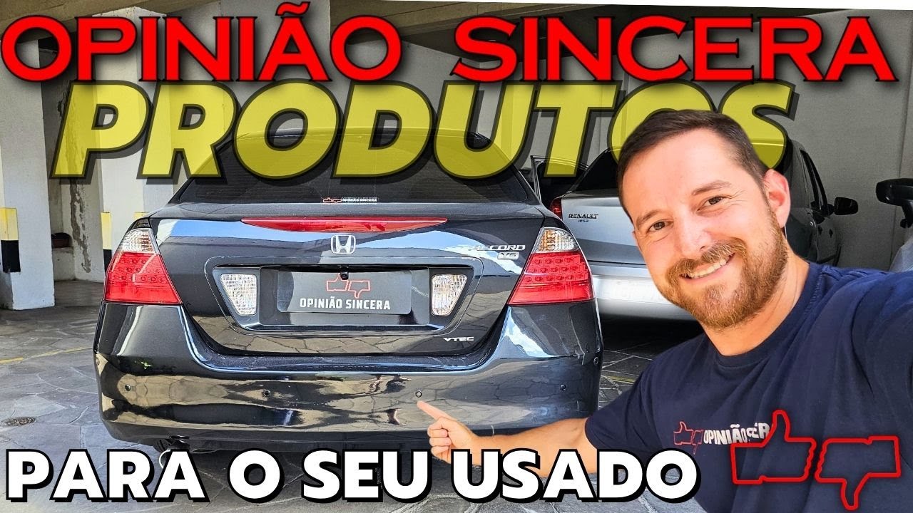 PRODUTOS para atualizar o seu carro USADO! Tudo o que eu uso no meu Honda Accord 2006 e recomendo