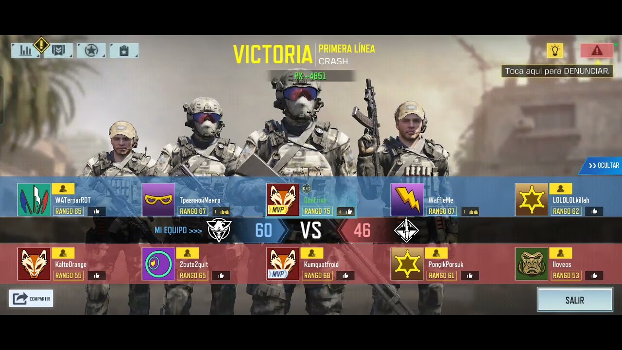 Gameplay de calle of duty movile