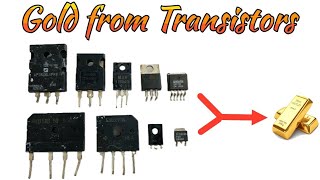 Transistors Gold Recovery | Recover Gold From Transistors | Gold Recovery