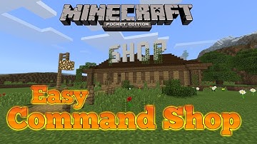 MCPE :: Create your own Command Shop with Command Blocks :: Minecraft Pocket Edition 1.2