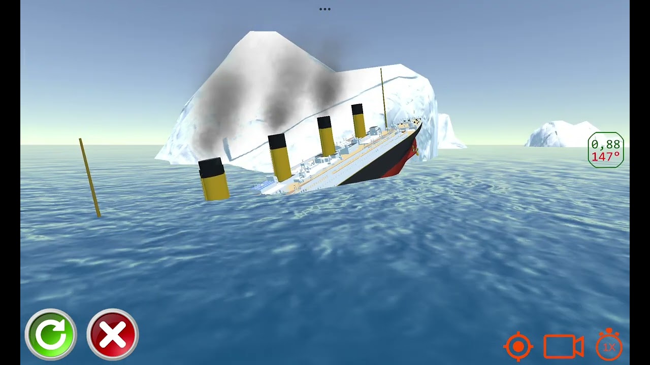 TITANIC SINKING 