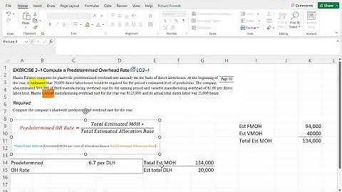 Managerial Accounting Chapter 2 Problems Video