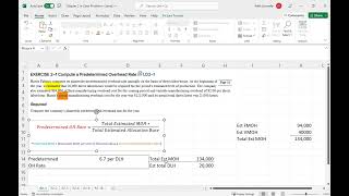 Managerial Accounting Chapter 2 Problems Video